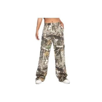 Street Loose Denim Cargo Pants