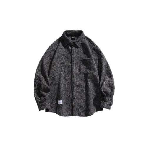 Retro Casual Blended Synthetic Fabrics Jacket