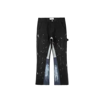 Retro Ink Painting Jeans