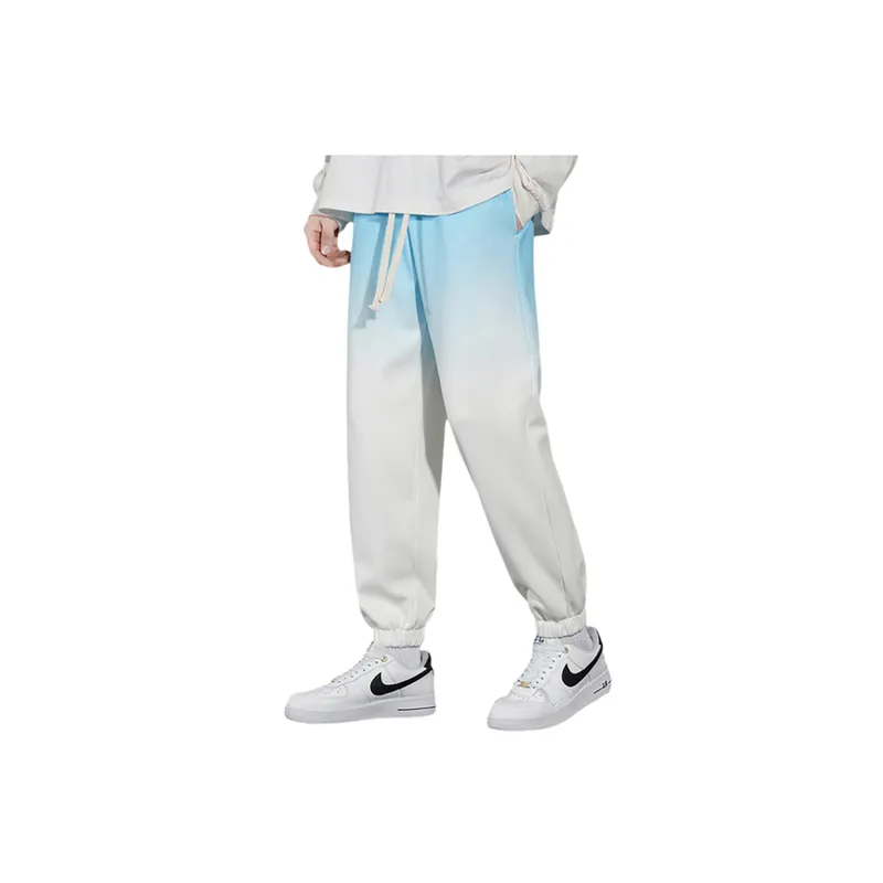 Simple Color Gradient Casual Pants-2