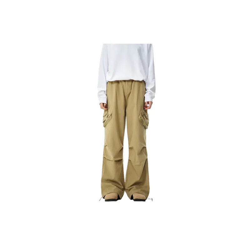 Street Simple Denim Cargo Pants-4