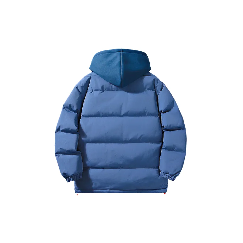 Retro Loose Blended Synthetic Fabrics Quilted Jacket-5