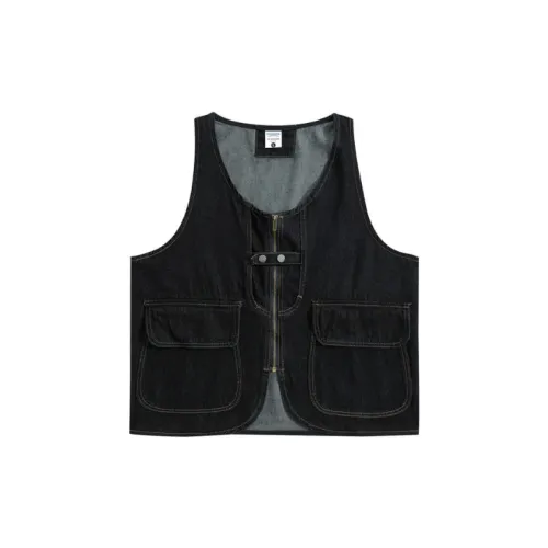 Trendy Functional Denim Vest