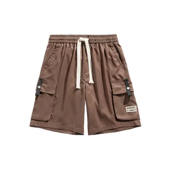 Fashion Casual Blended Synthetic Fabrics Sports Shorts