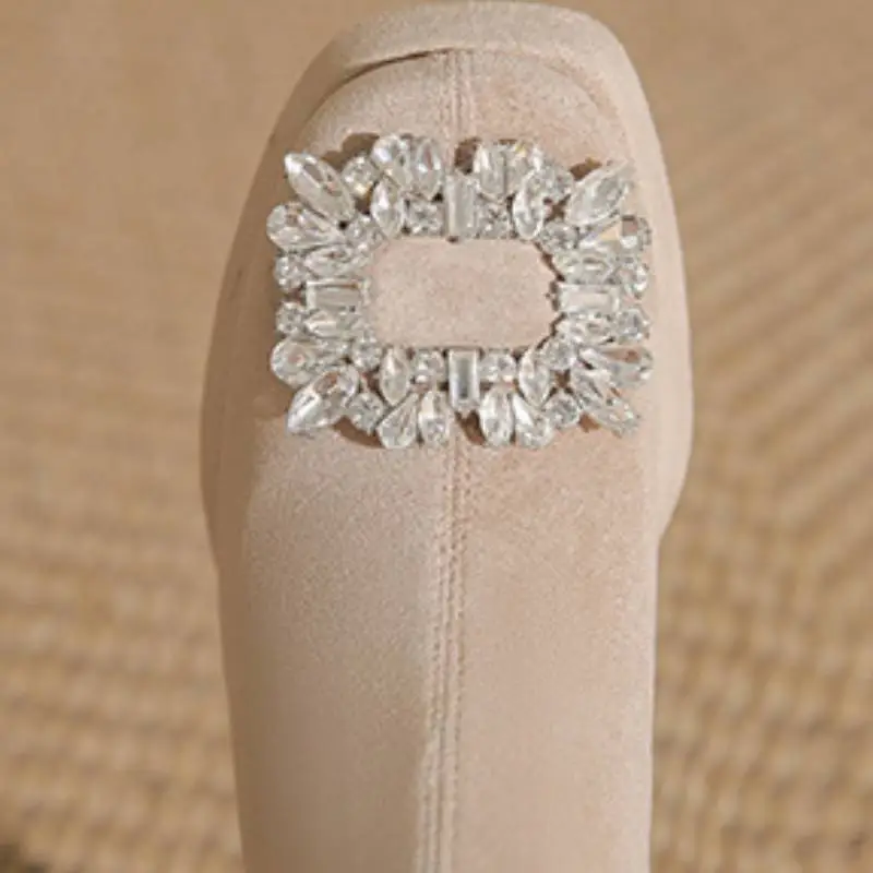 Fashionable Rhinestone High Heels-3