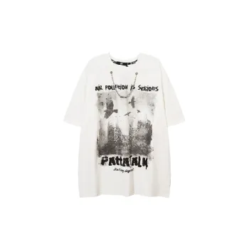 Simple Loose Cotton T Shirt
