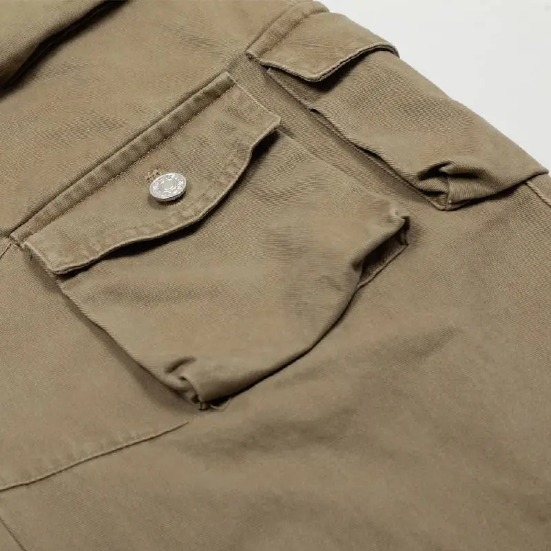 Casual Loose Cotton Cargo Pants-2