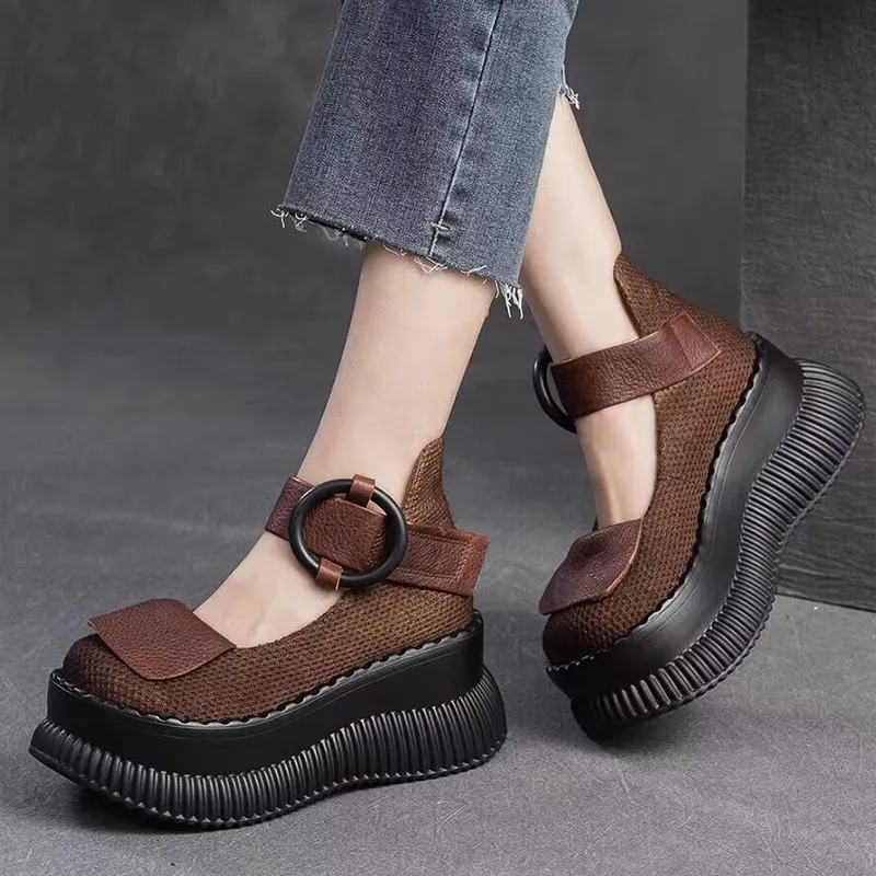Retro Casual Mary Jane Shoes-1