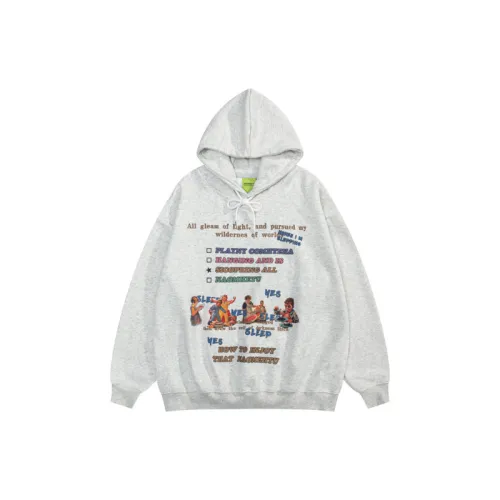 Fleece-lined Hooded Letter Printing Casual All-match Hoodie