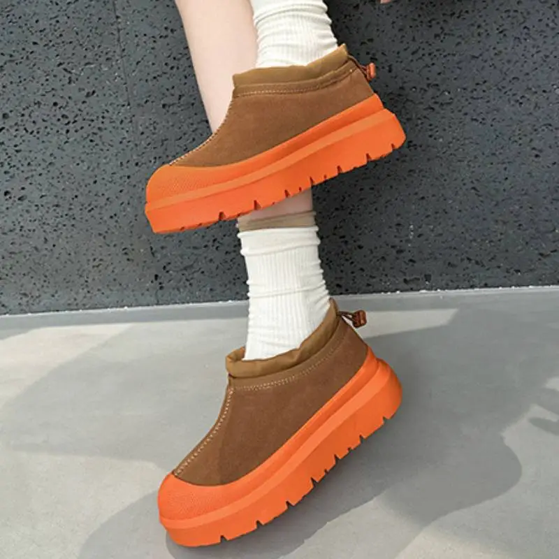 Fashionable Plain Snow Boots-9