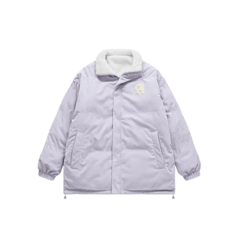 Embroidery Warming Polyester Quilted Jacket-0