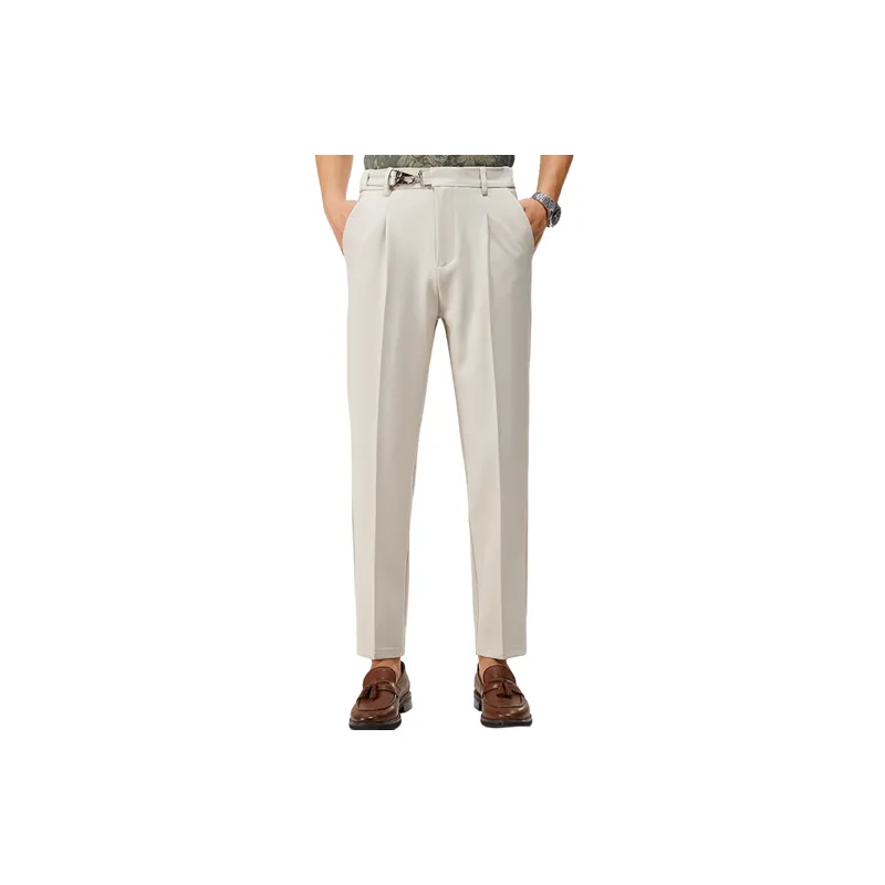 Casual Loose Suit Trousers-0