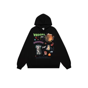 Cool Digital Cute Loose Hoodie