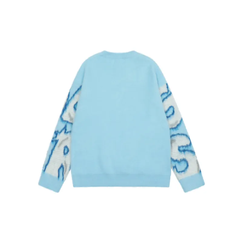 Full Version Letter Jacquard Sweater-1