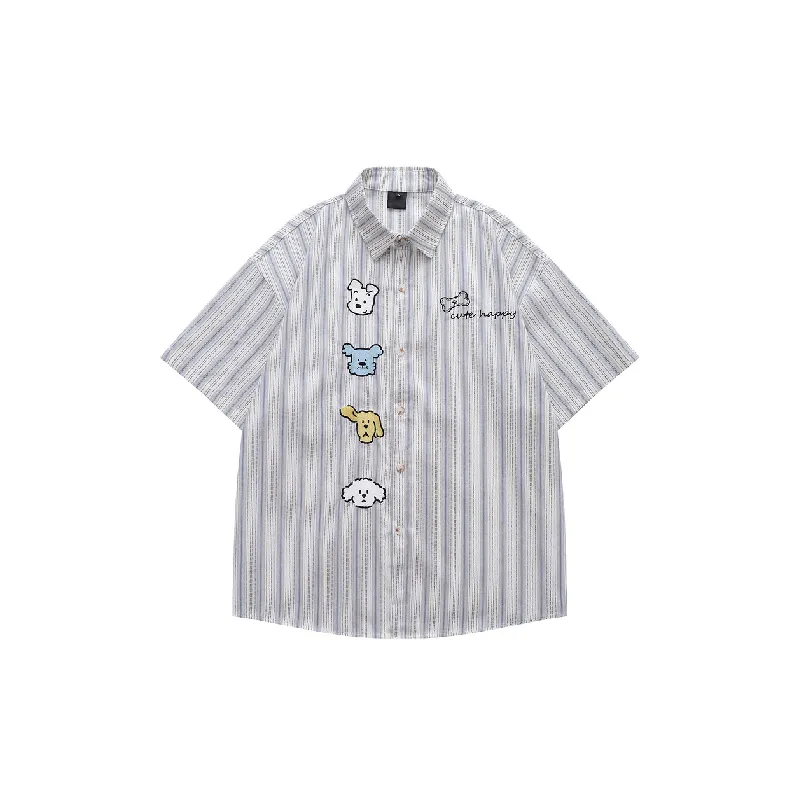 Street Loose 100% Cotton Shirt Unisex-0