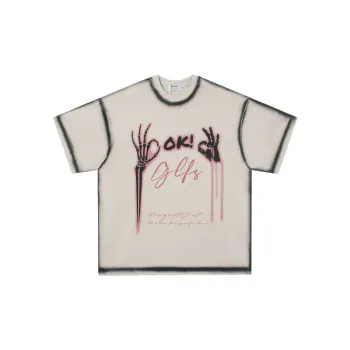 Retro Distress 100% Cotton T Shirt
