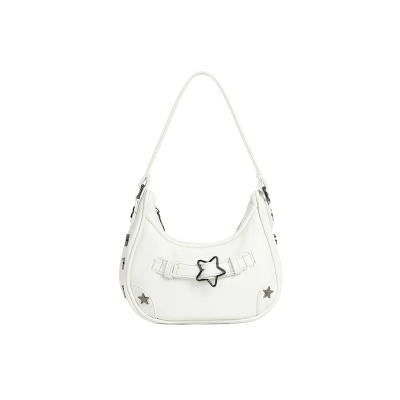 Casual Plain Shoulder Bag-1
