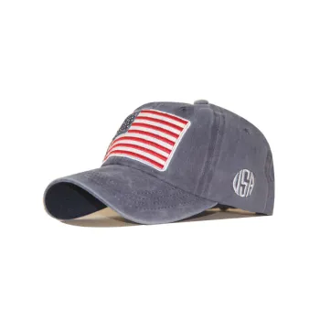 Retro Fashionable Washed Peaked Cap