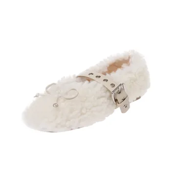 Bow Warm Cotton Shoes