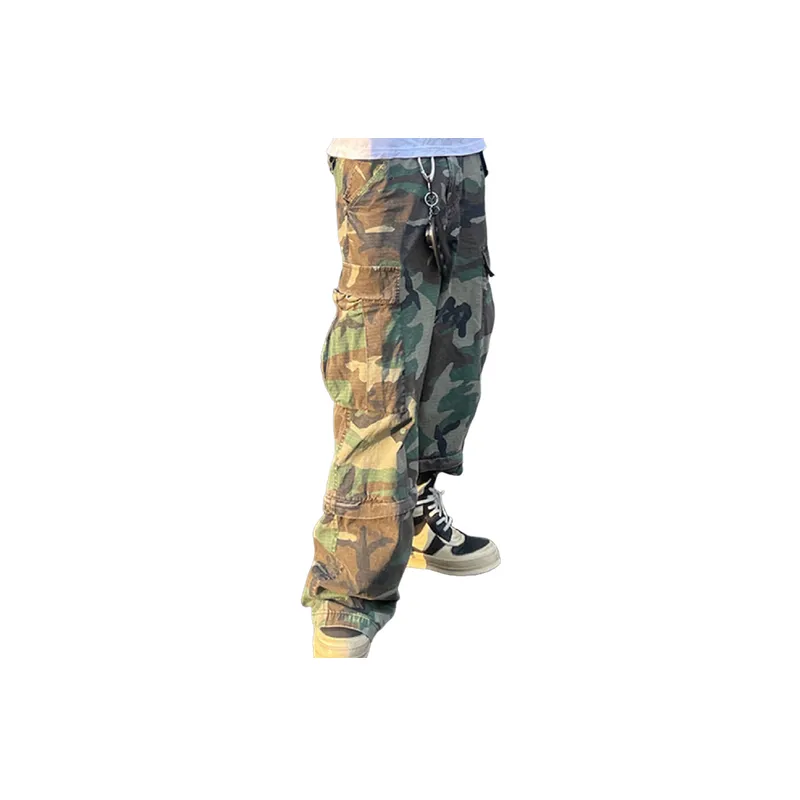 Fashionable Casual Cotton Cargo Pants-2