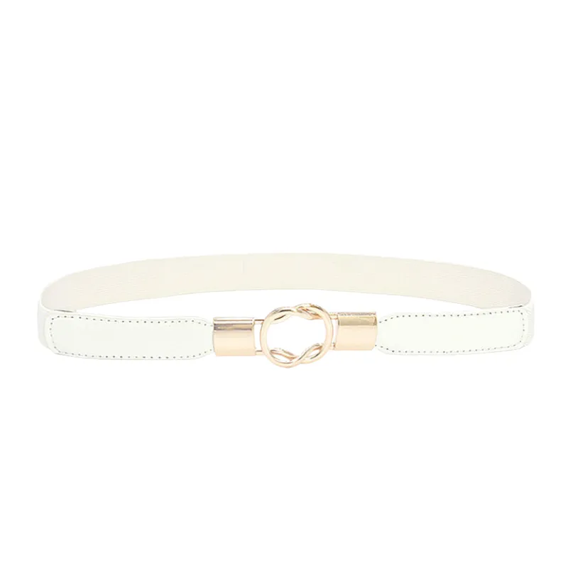 Simple Metal Leather Belt Women-4