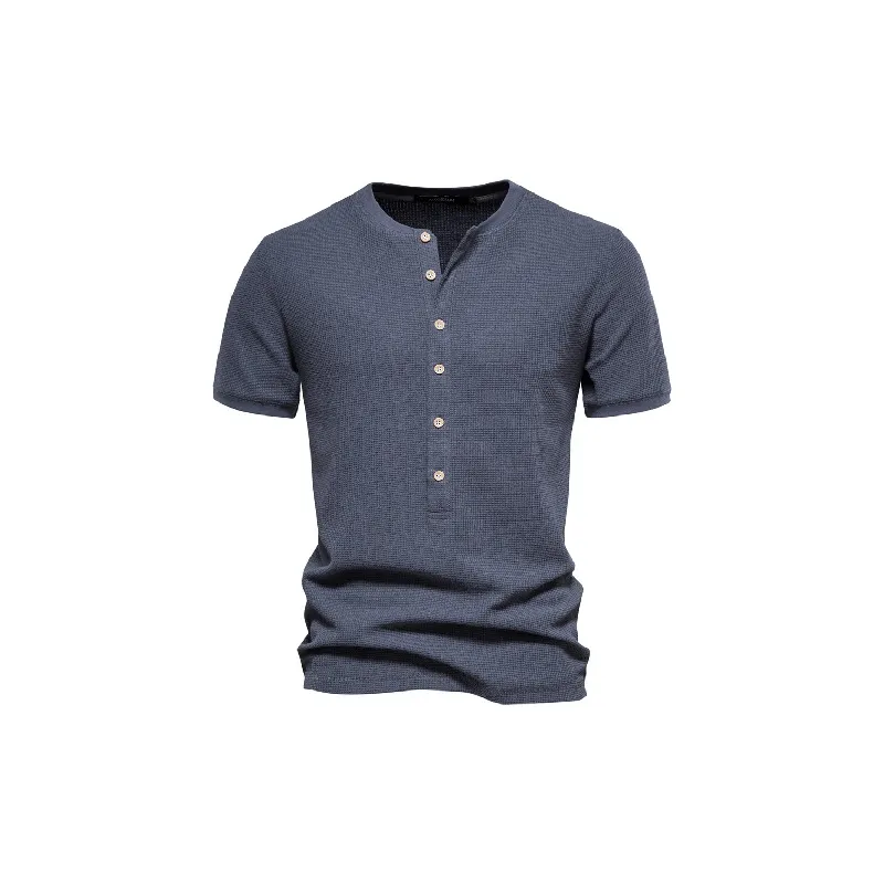 Casual Plain Cotton Polo-1