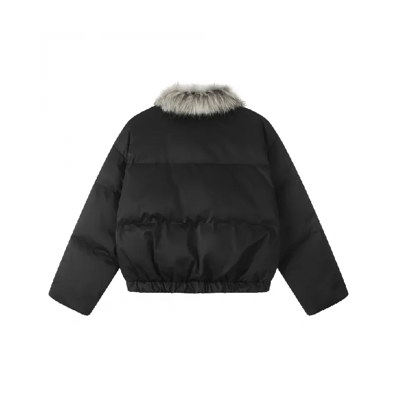 Simple Warm Quilted Jacket-1