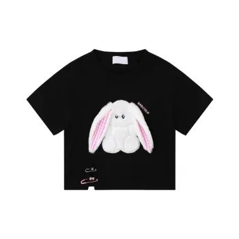 Basics Plain Cotton Blended Fabric T Shirt
