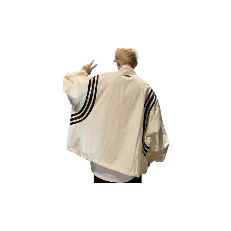 Retro Contrast Color Jacket-3
