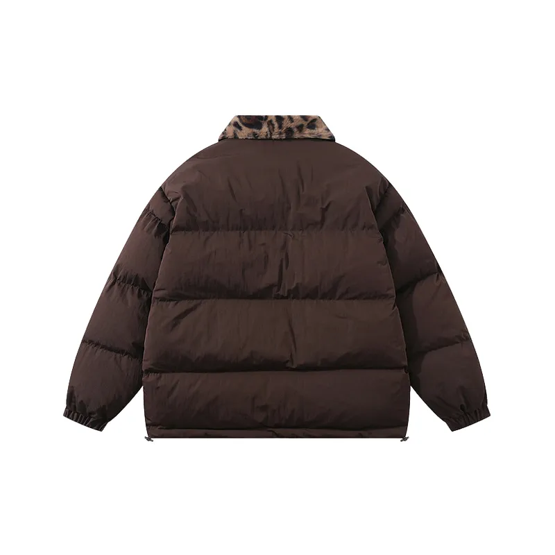 Retro Leopard Print Quilted Jacket-5
