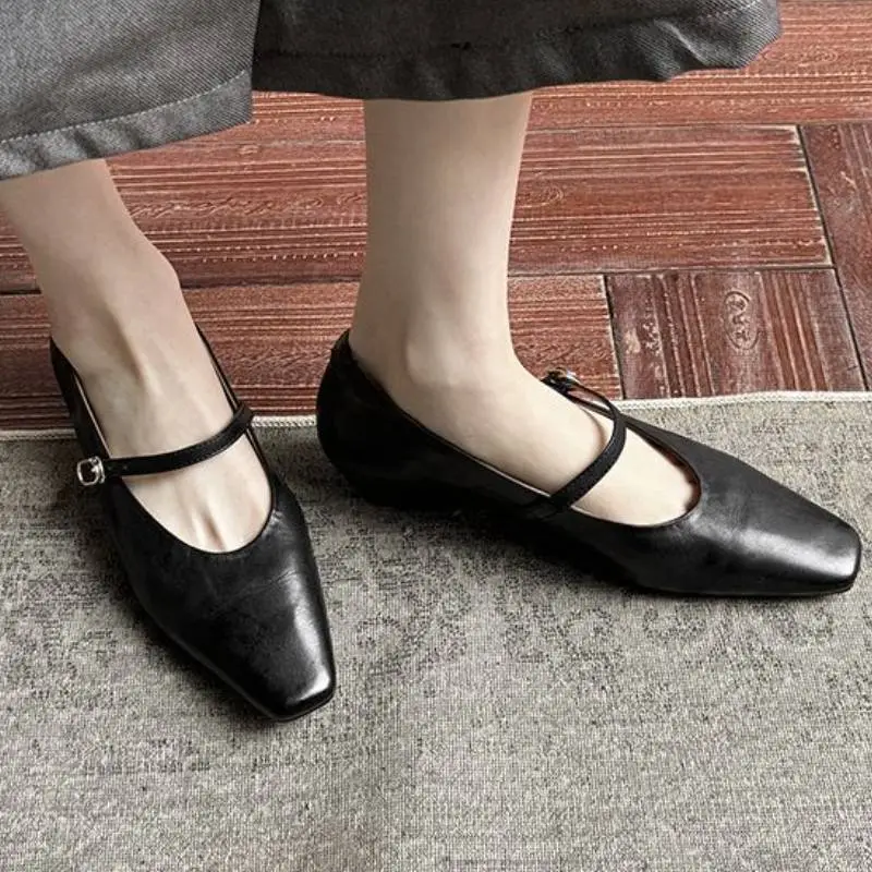 Simple Casual Mary Jane Shoes-4