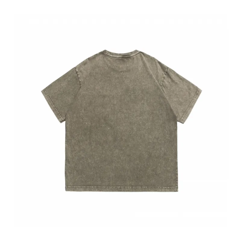Retro Washed Loose T Shirt-1