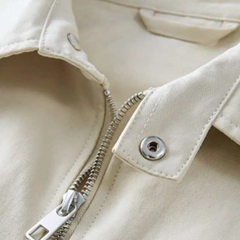Casual Fashionable Loose Cotton Jacket-5