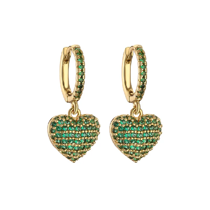 Fashionable Heart Earring-1