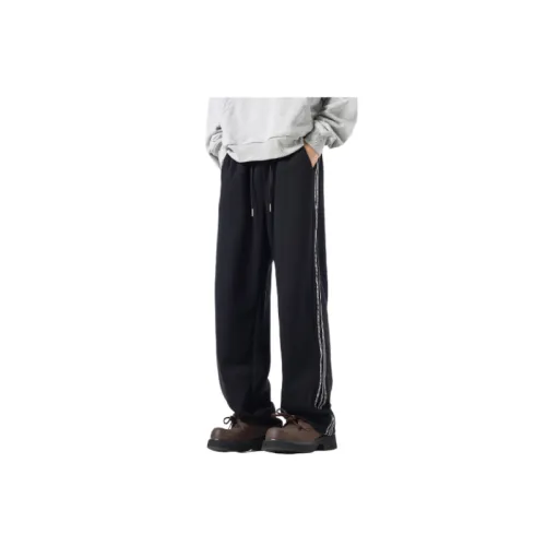 Sporty Loose Cotton Casual Pants