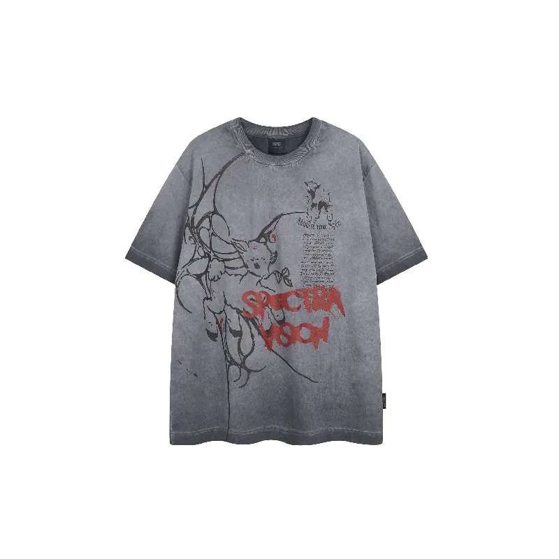 Fashionable Loose 100% Cotton T Shirt-2