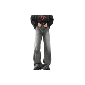 Retro Loose Straight Leg Jeans