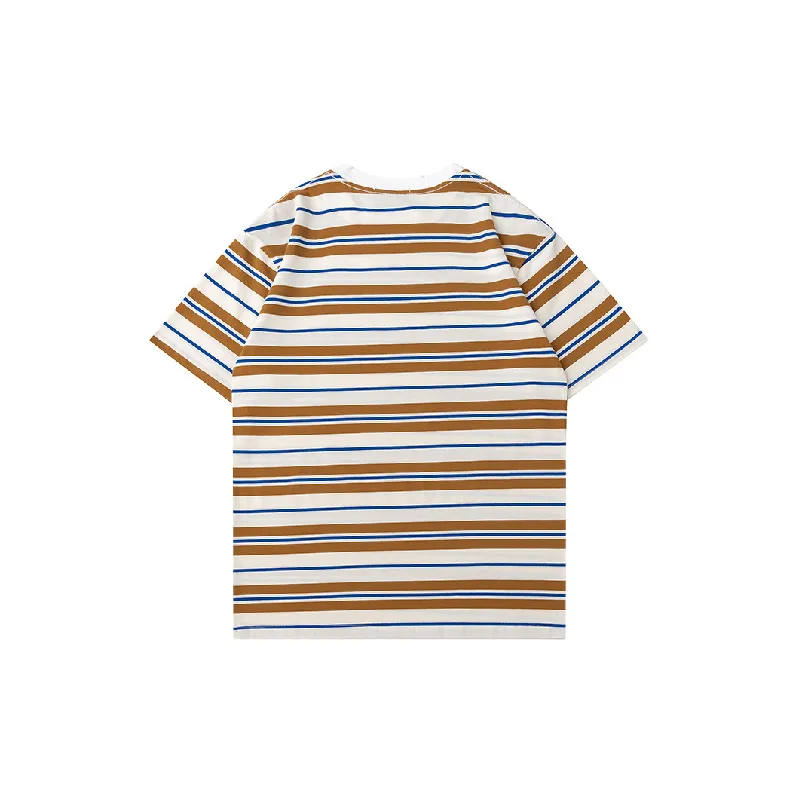 Simple Embroidered Cotton T-Shirt-3