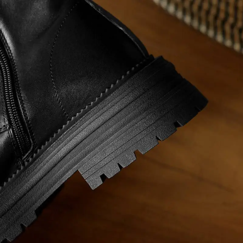 Fashion Washed Martin Boot-6