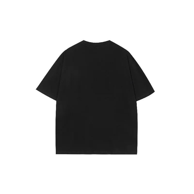 Fashionable Letter 100% Cotton T Shirt-5