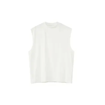Loose Plain Cotton Vest