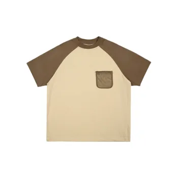 Fashionable Simple Cotton Blended Fabric T Shirt Unisex