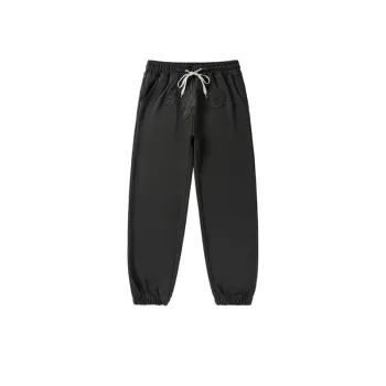 HELIPORT Towel Embroidered Trousers Loose High Street Mid Waist Sports Pants