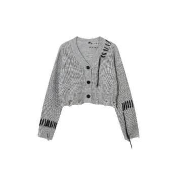Street Fringe Acrylic Fibres Sweater Women