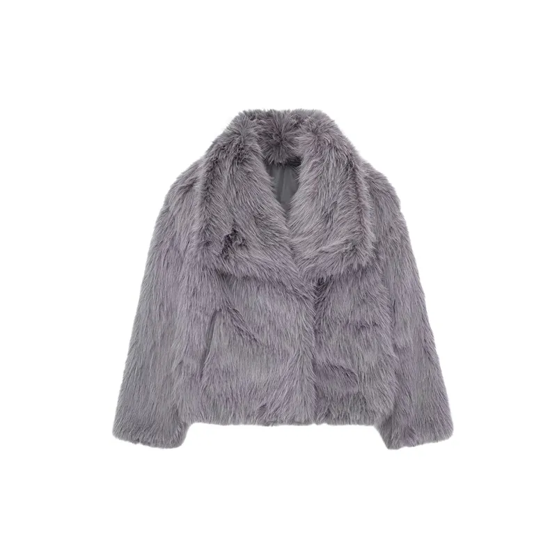 Casual Warm Polyester Jacket Women-2