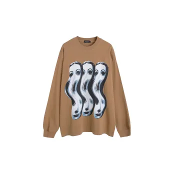 Casual Retro Long Sleeve Sweatshirt