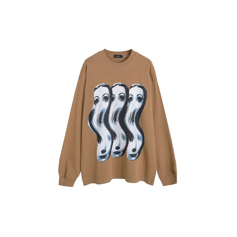 Casual Retro Long Sleeve Sweatshirt-6
