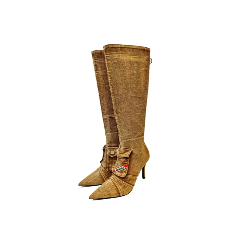 Funky Basics Knee High Boots-0