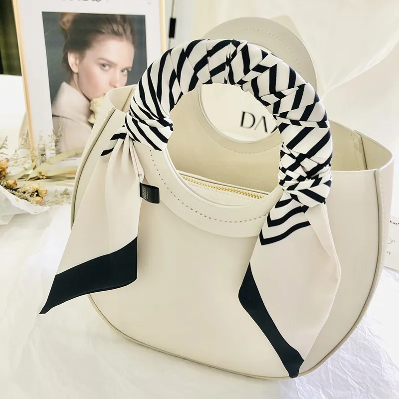 Elegant Simple Silk Scarf-1