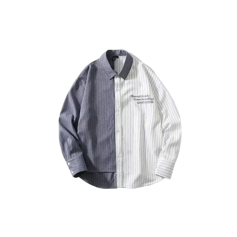 Retro Loose Cool Silk Cotton Shirt-2